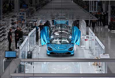 Atlas Copco proveedor de McLaren
